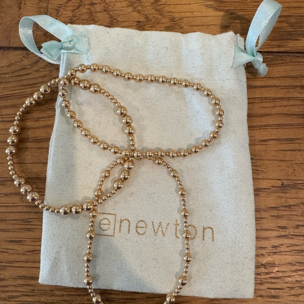 Enewton Gold Polished Bead Bracelets